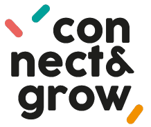 logo connect and grow